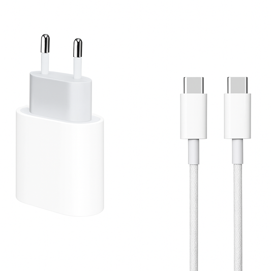 Chargeur Complet bloc + Cable USB-C vers USB-C